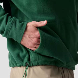 2024 nueva llegada hombres bordado gota hombro invierno pulóver Sudadera con capucha - Product Image 4