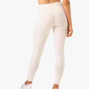 Mallas deportivas ecológicas para mujer, mallas blancas de entrenamiento para gimnasio y glúteos - Product Image 4