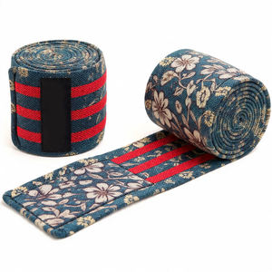 Bandes de genou en néoprène imprimées pour l'entraînement de musculation - Soutien élastique robuste - Product Image 5