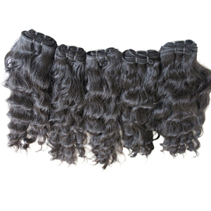 วิกผมมนุษย์แบบเปียกและเป็นลอนสำหรับต่อผมมนุษย์เป็น100% สองชั้น - Product Image 3