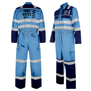 Bulk Wholesale B2B Supply of Forestry Workwear Set Polyester Overall Bib Button-up <b>Shirt</b> Crew Neck Reflective Safety for <b>Workers</b> - Product Image 5