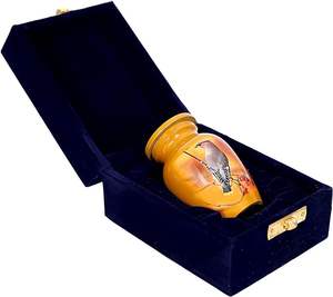 Vente en gros de qualité supérieure 100% matériau en aluminium souvenir urne commémorative pour cendres du principal vendeur - Product Image 1