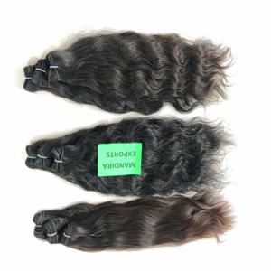 100% cuticule alignée vierge couleur noir armure cheveux ondulés naturel fournisseur pas cher faisceaux temple vietnamien extensions de cheveux humains - Product Image 4