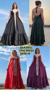 ชุดมินิส่าหรีลายดอกไม้สไตล์วินเทจปี 2025 สำหรับเด็กผู้หญิง คอวี สวมใส่สบาย พร้อมซับในผ้าไหม ตกแต่งด้วยลูกไม้เนื้อนุ่ม - Product Image 3