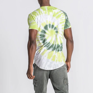 Camisetas Tie Dye de Algodón 100% de Alta Calidad, Nueva Llegada, Etiqueta Personalizada, Diseño con Logotipo Personalizado Impreso, Cómodas - Product Image 4