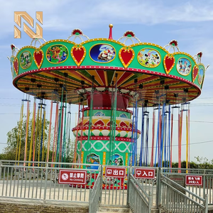 Silla Voladora de Fibra de Vidrio y Acero de 36 Asientos y 23.5kw, Velocidad de 10r/m, Atracción de Emoción para Adultos <span class=keywords><strong>en</strong></span> Parques de Diversiones Públicos, <span class=keywords><strong>en</strong></span> Venta - Product Image 3