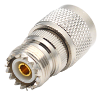 Connecteur coaxial RF UHF femelle vers N mâle 50 OHM 0-6GHz, adaptateur coaxial en laiton, convertisseur