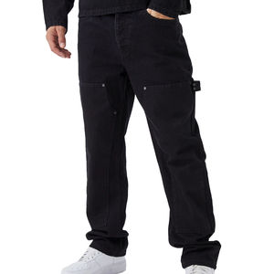 กางเกงยีนส์ขายาวสำหรับผู้ชายกางเกงทรงสลิมฟิตกางเกงยีนส์ขายาวเทรนด์ยืดผ้ายีนส์แบบปรับแต่งได้สำหรับ2025 - Product Image 1