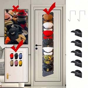 Customized Size Free Sample Baseball Hat Wall Pocket Organizer Fabric Clothing Organizer for <b>Wardrobe</b> & Travel <b>Hanging</b> Type - Product Image 5