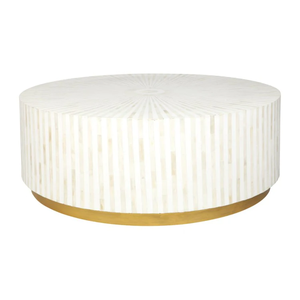 โต๊ะกาแฟฝังกระดูกไข่มุกโต๊ะดีไซน์ทันสมัยทำด้วยมือปรับขนาดได้อย่างหรูหรา - Product Image 3