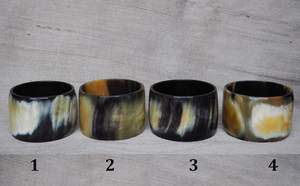 Brazalete de Cuerno de Búfalo Pulido Ecológico - Diseño Moderno, Material Sostenible y de Origen Ético de MN EXPORTS - Product Image 4