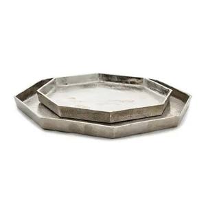 Gran oferta, bandeja para servir de la mejor calidad, bandejas decorativas de Metal macizo, uso en el hogar, restaurante y decoración de hoteles - Product Image 1