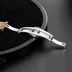 Reloj de pulsera de cuarzo de acero inoxidable de lujo para hombre, esfera redonda, superventas, pantalla analógica, esfera de 41mm, fecha, reloj de diamante cultivado en laboratorio - Product Image 3