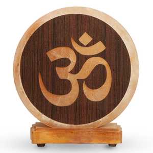 Himaiyan haute qualité sikhisme signe sel lampe lumière sculpté Animal lettre Styles forme naturelle Design bol verre décor à la maison - Product Image 2