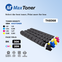 Cartouche de toner MaxToner TK8368 TK-8368 compatible avec les copieurs Kyocera TASKalfa 2554ci