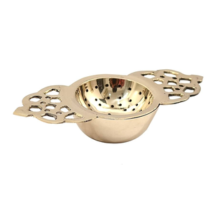 ที่กรองชาทองเหลืองทันสมัยที่กรองชากาแฟชุบทองปรับแต่งได้ - Product Image 6