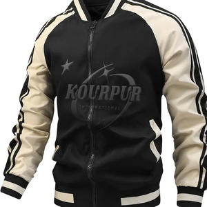 Chaqueta universitaria Unisex de alta calidad para hombre, cómoda tela de lona, ropa deportiva de dos tonos con precio bajo - Product Image 5