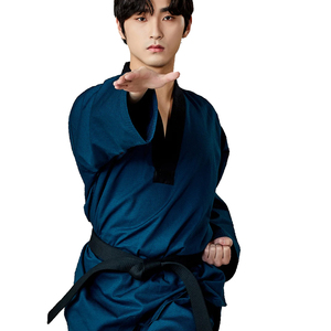 Uniforme de Taekwondo personnalisé de haute qualité avec logo, tissu polyester et coton 240g, vêtements d'arts martiaux unisexes, prix de gros optimal - Product Image 2