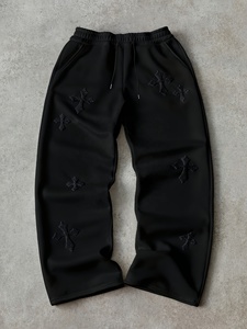 Pantalones de chándal holgados de forro polar para hombre, cálidos, informales, de invierno, suaves, para gimnasio, correr, ropa de calle y descanso. - Product Image 2