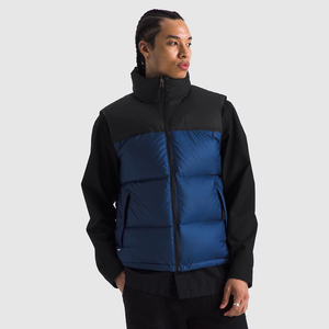 Último diseño superventas al por mayor personalizado OEM transpirable a prueba de viento grueso Puffer chaqueta sin mangas invierno hombres Puffer chaleco - Product Image 3
