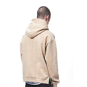 Sweat à capuche surdimensionné en molleton épais de coton premium, brodé sur mesure, pour l'hiver, vente en gros, streetwear - Product Image 4