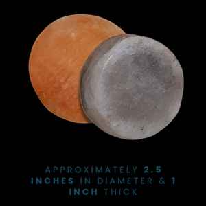 Pierres de sel de l'Himalaya-Rond, oblong, larme et coeur en rose/gris méditation sel de l'Himalaya pour le massage du corps - Product Image 3