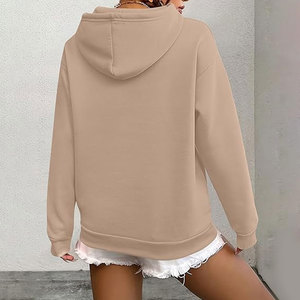 Sudadera con Capucha para Mujer, 100% Algodón, Invierno, Casual, Manga Larga, Logotipo Bordado, Resistente al Viento, Transpirable y Ecológica - Product Image 5