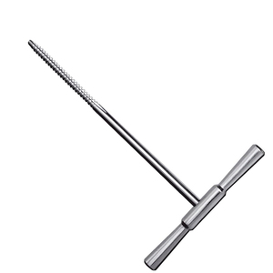 Instrumento de ortopedia veterinaria al por mayor, mango en T de acero inoxidable, acabado de metal pulido, grifo de hueso, fuente de alimentación manual - Product Image 5