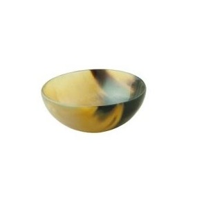 Bol de service en corne de buffle fabriqué à la main idéal pour la salade pour la décoration de table à manger - Product Image 6