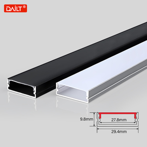 פרופיל סגסוגת אלומיניום קיר & תאורה מדרגות 10 x30 מ "מ אקווריום עם משטח אנודיז 90 - Product Image 1