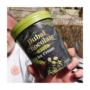 Postre cremoso rico de calidad profesional, venta al por mayor, helado de pistacho, helado de Chocolate de Dubái, superventas - Product Image 4