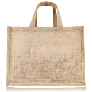 Sac fourre-tout en jute économique de taille moyenne pour cadeaux |   Sac de courses réutilisable pour hypermarché |   Logo personnalisé imprimé |   R.D Bag House - Product Image 6