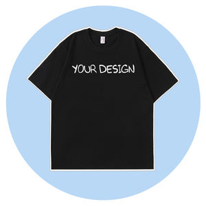 Última venta al por mayor 100% algodón de gran tamaño hombres camiseta Venta caliente Color puro cómodo hombres camiseta logotipo personalizado camiseta - Product Image 2