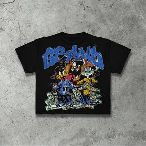 Custom T <b>Shirt</b> <b>Men</b> Streetwear Oversized High Quality Screen Print Acid Wash T <b>Shirt</b> Graphic Cotton <b>Men's</b> T-<b>Shirts</b> - Product Image 3