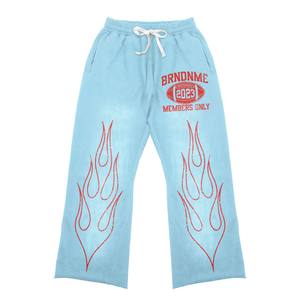 Survêtements d'hiver unisexe à imprimé bleu ciel personnalisé Soft Shell 100% coton grande taille respirant-Vente en gros - Product Image 6