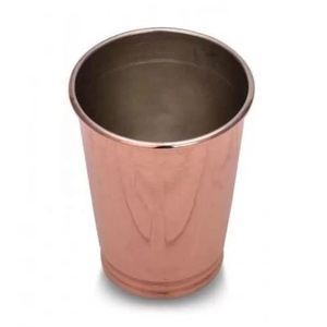 Vidrio de cobre martillado hecho a mano de Verona, Ayran, agua, café, <span class=keywords><strong>Tes</strong></span>, taza de bebida Color COBRE de 420ml, diseño tradicional - Product Image 2