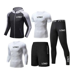 Vêtements de sport sans couture de haute qualité pour femmes grandes tailles, pantalons de jogging, t-shirt, sweat à capuche zippé, service OEM - Product Image 1