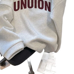 Sweat-shirt surdimensionné à col montant 100% coton Dtg pull respirant Streetwear pour hommes de meilleure qualité pour l'hiver - Product Image 6