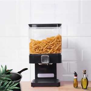 Bán buôn tùy chỉnh rõ ràng PE nhựa dọc lưu trữ <span class=keywords><strong>Container</strong></span> hình vuông cho thực phẩm lưu trữ-cho ngũ cốc/hạt/hạt - Product Image 5