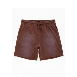 Best Quality Women's Sun Faded Shorts Custom Logo Breathable Washed Techniques Hot <b>Drawstring</b> Closure-Create Your Own Idea - Product Image 1