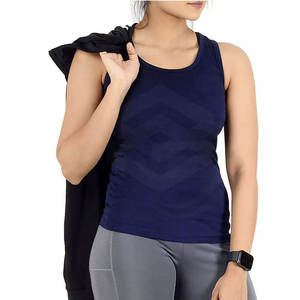 Cómoda ropa de fitness para gimnasio Camiseta sin mangas para mujer Ropa activa Precio bajo En stock Camiseta sin mangas para mujer - Product Image 5