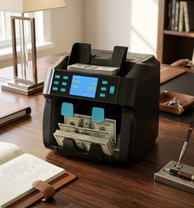 Compteur de billets à dénomination mixte ST-4000 avec détection CIS UV MG IR et imprimante intégrée pour centre de paiement - Product Image 1