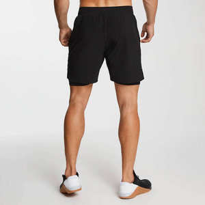 Pantalones cortos cómodos de algodón de alta calidad para hombre de fabricante profesional Impresión de logotipo personalizado Ropa informal ligera Sólido medio - Product Image 6