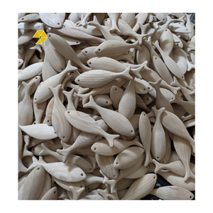 Meilleure vente Décoration de poisson suspendu en bois 3D pour décoration murale-Décoration de poisson en bois pour la maison Tenture murale - Product Image 6