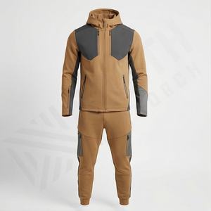 Conjuntos Deportivos de Dos Piezas para Hombre, Ropa Deportiva para Gimnasio y Jogging, Transpirable, de Secado Rápido, Estilo Urbano, Personalizable al por Mayor - Product Image 1