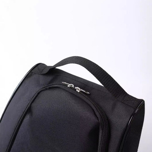 Sac organisateur de chaussures de golf de voyage en polyester avec conception en maille respirante facile à transporter et à ranger les styles de fermeture à glissière et de cordon - Product Image 4