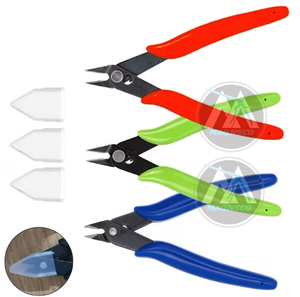 Paquete de 3 Cortadores de Alambre de 5 Pulgadas, Alicates Profesionales, Cortador de Alambre Electrónico, Cortador de Acero al Carbono para Joyería - Product Image 1