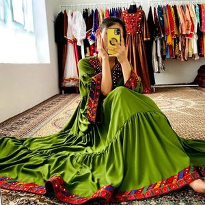 Vêtements traditionnels faits à la main robe afghane de haute qualité meilleur matériel afghan Vintage femmes robes 0662 - Product Image 1