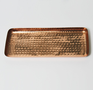 Plateau de service en cuivre Plateau décoratif en cuivre d'excellente qualité Meilleur vendeur Plateau en cuivre pur Plusieurs tailles - Product Image 5