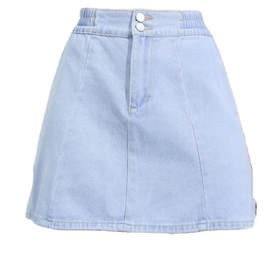 Jupes, palette de couleurs claires, détail de l'ourlet moderne, tissu respirant, silhouette confortable, pièce essentielle polyvalente pour la garde-robe - Product Image 4